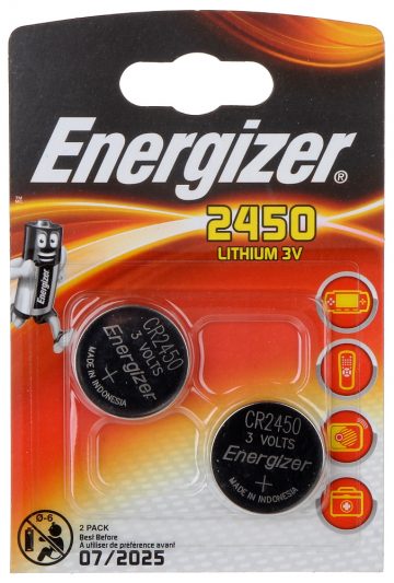 LITIJA BATERIJA BAT-CR2450*P2 ENERGIZER